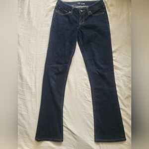 Victoria's Secrer Rare Vintage VS Love Dark Blue Flare Women's Jeans Size 4